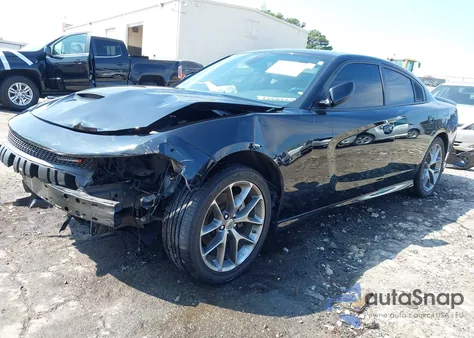 2022 Dodge Charger Gt Rwd из США, поврежденный, VIN 2C3CDXHGXNH192854